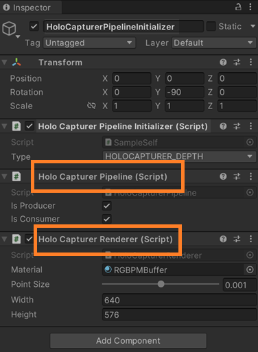 HoloCapturerComponents