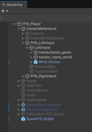 Player Prefab Slef Calibration