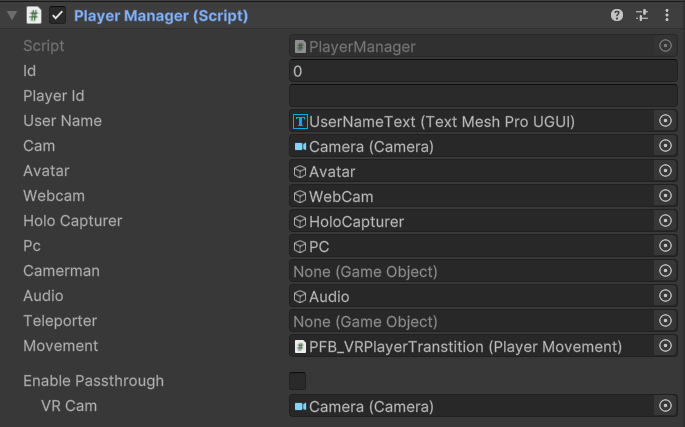 PlayerManager
