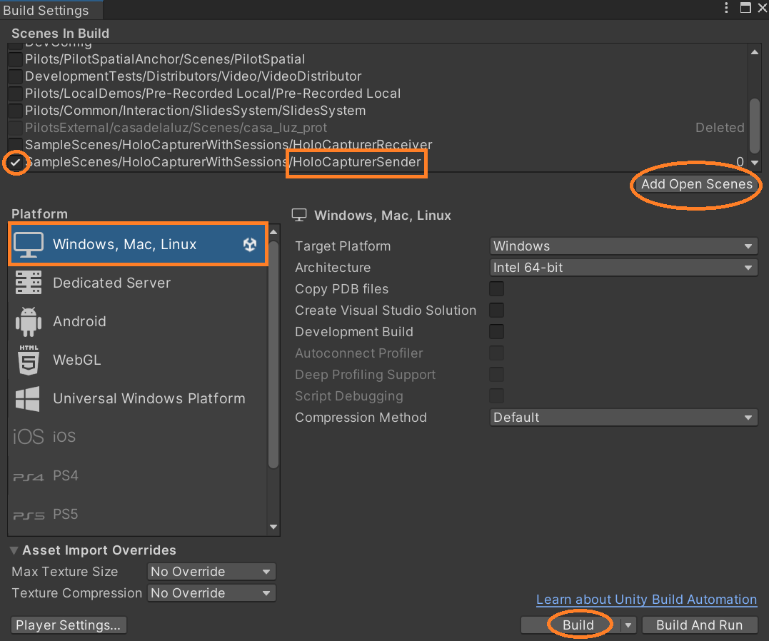 SenderBuildSettings