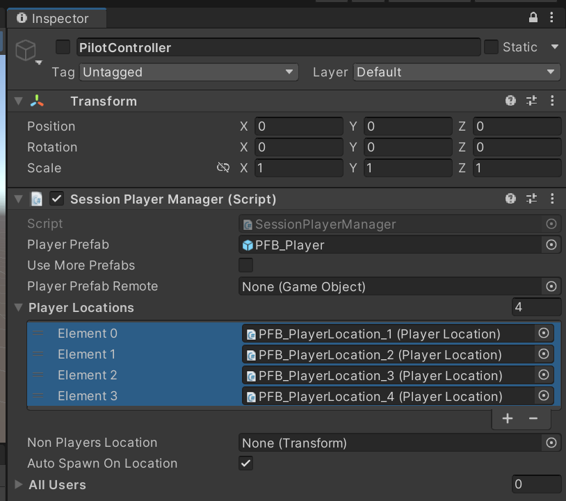 PlayerLocations